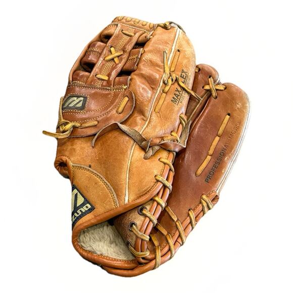 Mizuno MZ 1310T Baseball Glove RHT Pro Model Max Flex Full Grain Leather - Picture 1 of 10